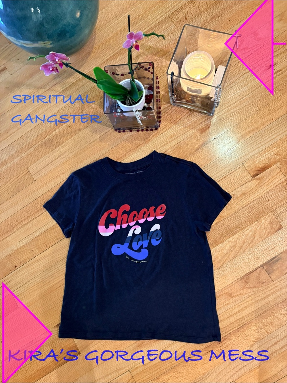 😇🙏🏻Spiritual Gangster🙏🏻😇 'Choose Love' Graphic Tee